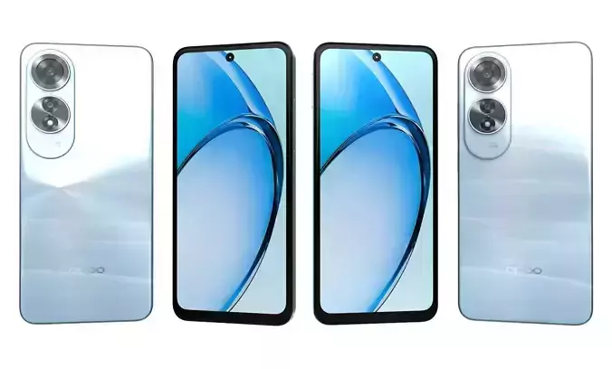 Oppo A60 Blue High Poly