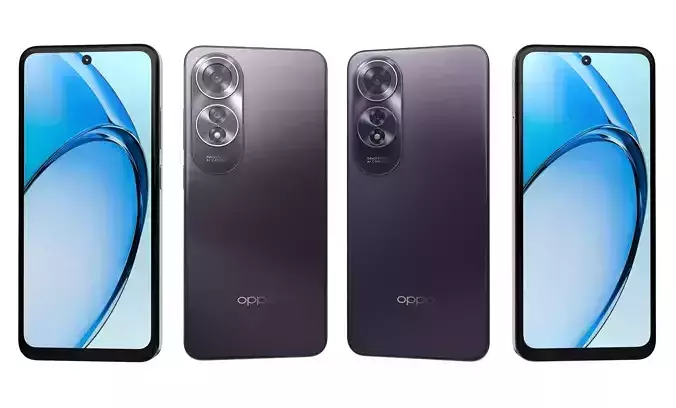 Oppo A60 Midnight Purple High Poly