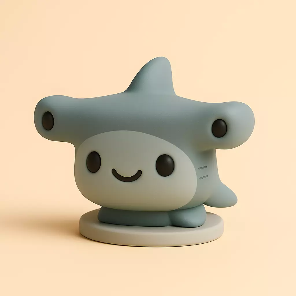 Hammerhead Mini Figurine 3D print model