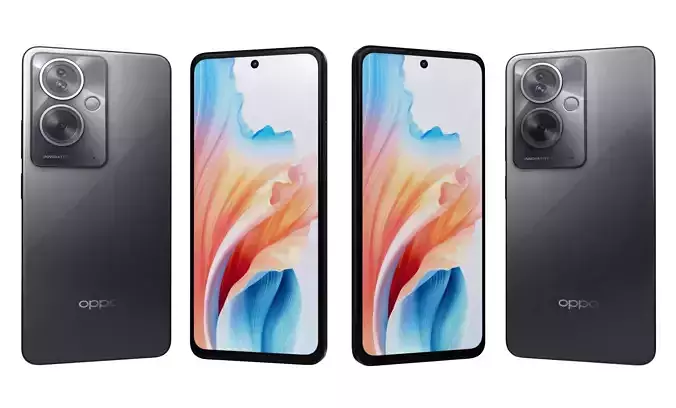 Oppo A79 Black High Poly