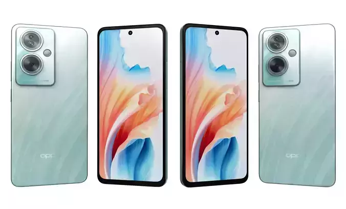 Oppo A79 Blue High Poly