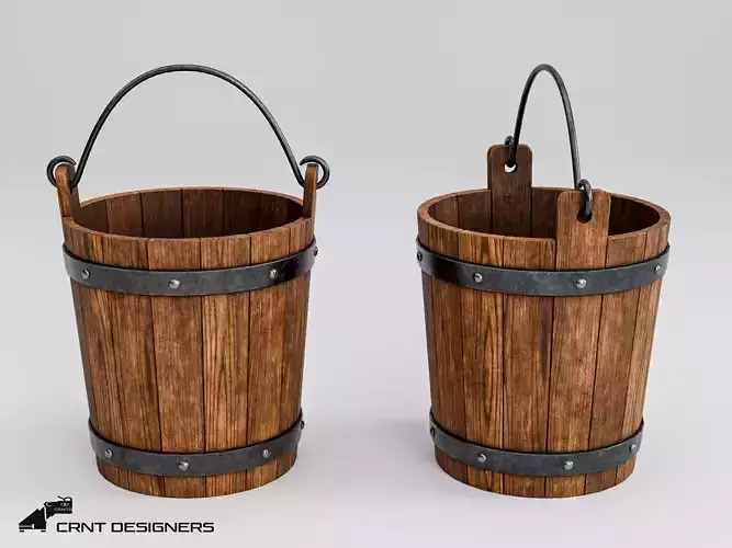 Medieval Wooden Bucket