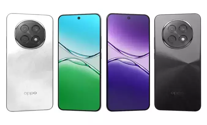 OPPO F29 5G Deep Purple And Glacier Blue High Poly