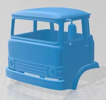 Ebro D 700 1975 Printable Body Cabin Truck 3D print model