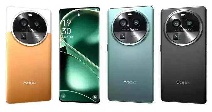 Oppo Find X6 Pro All Colors High Poly 3D model