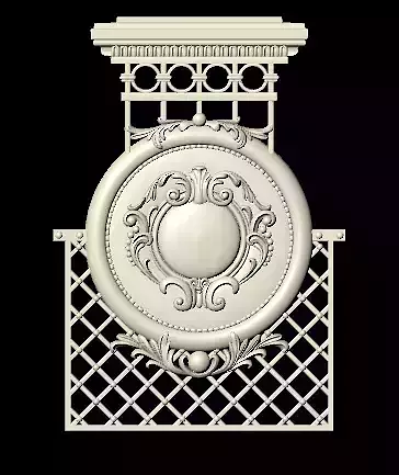 Central decor ornament for furniture