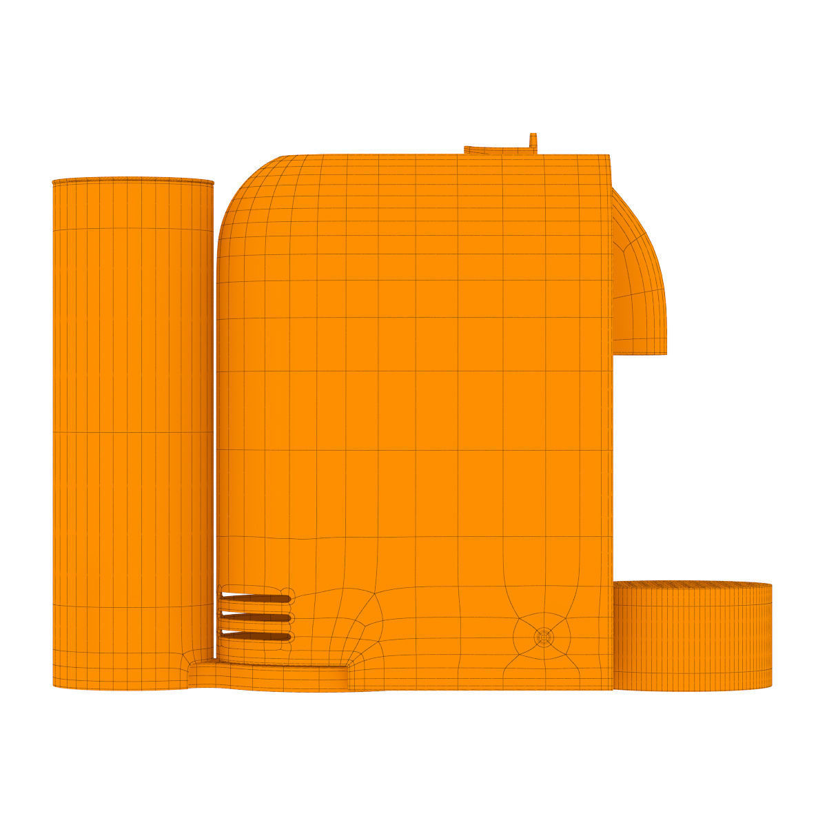 Cofe mashine NESPRESSO DeLonghi EN 110 GY 3D model_5