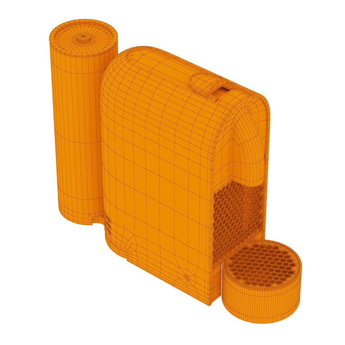 Cofe mashine NESPRESSO DeLonghi EN 110 GY 3D model_6