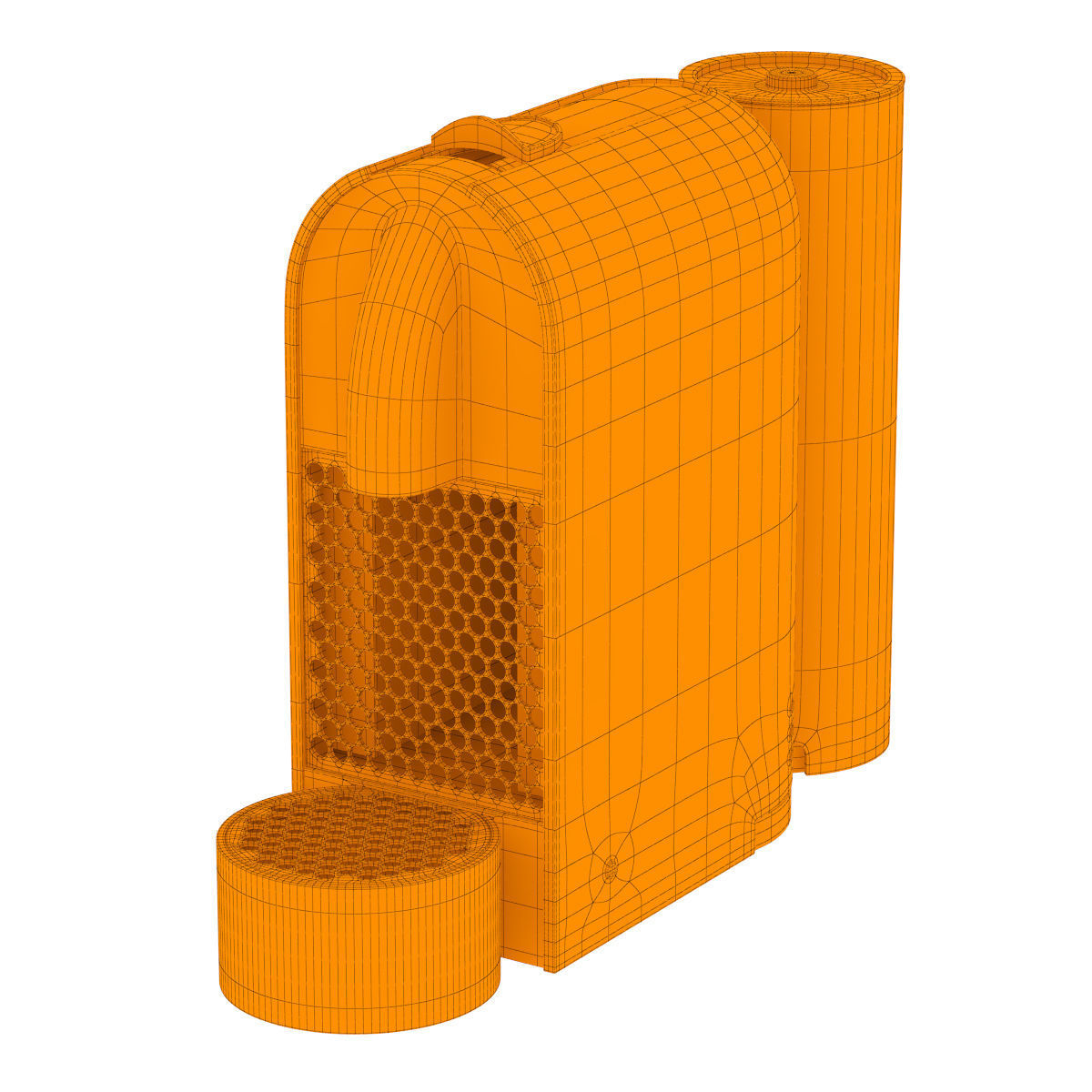 Cofe mashine NESPRESSO DeLonghi EN 110 GY 3D model_4