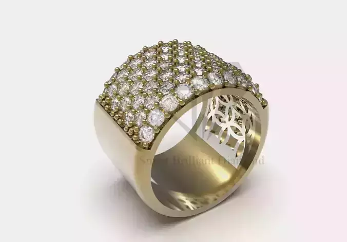 wedding 3d stl cad jewelry ring model jr00317