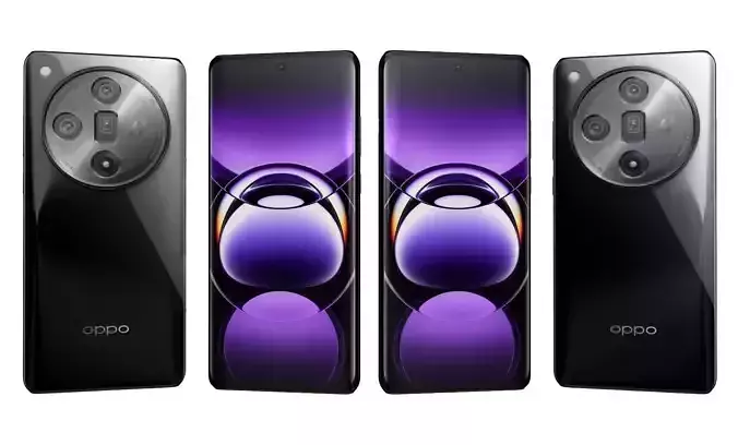 Oppo Find X7 Black High Poly