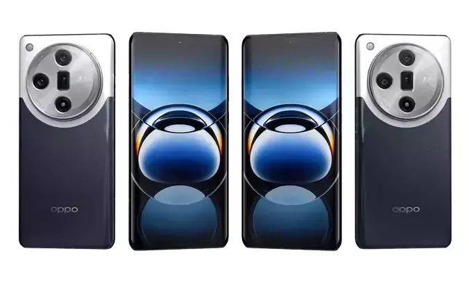 Oppo Find X7 Blue High Poly