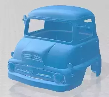 Thames Trader 55 1956 Printable Body Cabin Truck