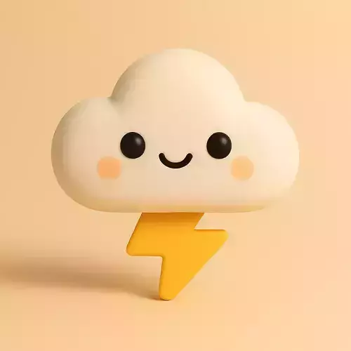 Cloud and Lightning Icon
