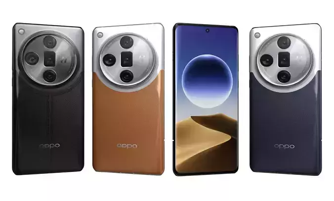 Oppo Find X7 Ultra All Colors High Poly