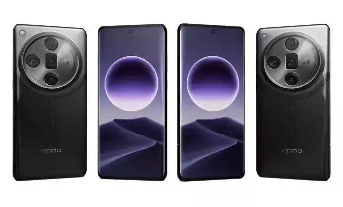 Oppo Find X7 Ultra Black High Poly