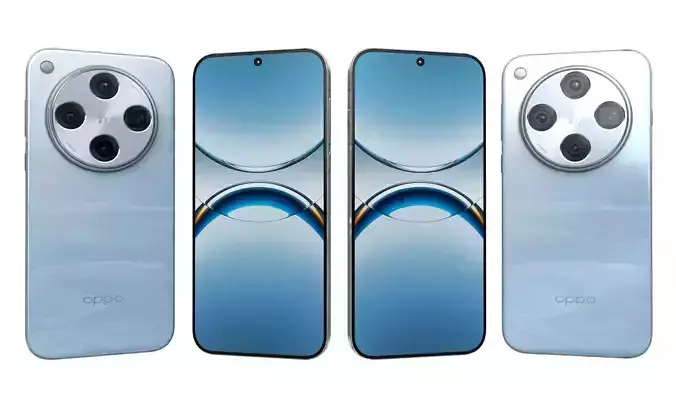 Oppo Find X8 Pro Clear Sky Route High Poly