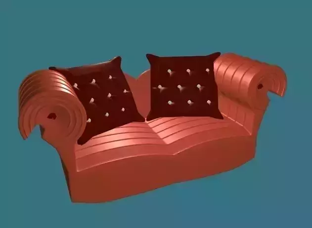 Fabric Sofa  3D model