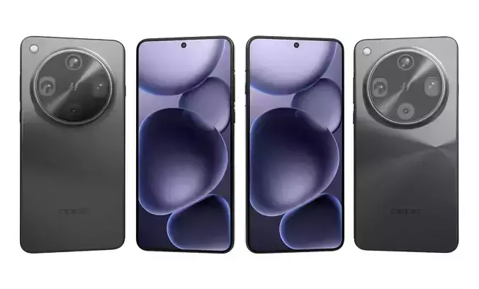 OPPO Find X8 Ultra Starry Black High Poly