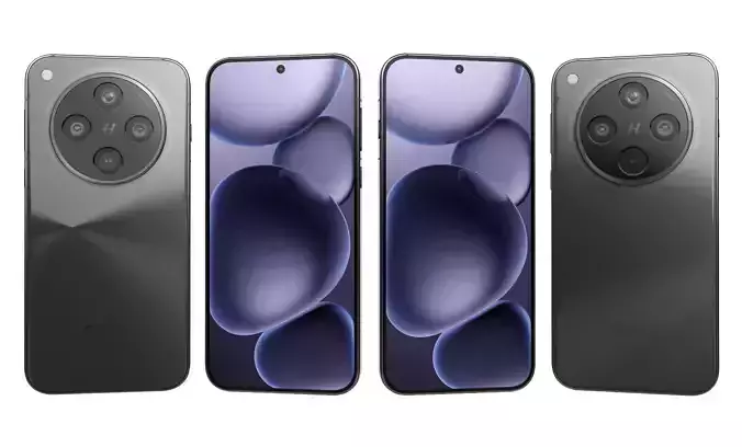 OPPO Find X8s Plus Hoshino Black High Poly