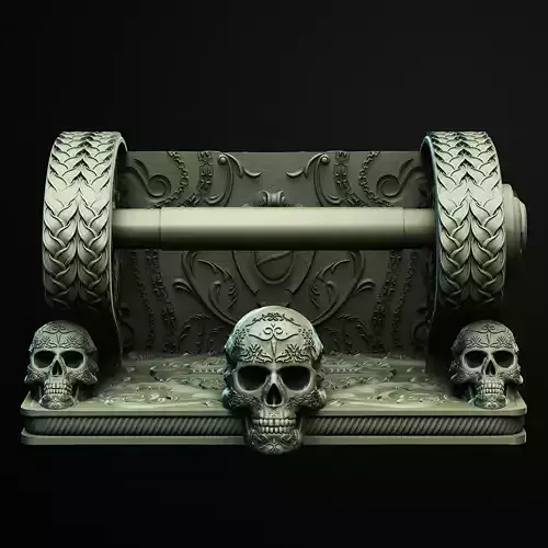 Skulls Triology Holder 3D Printable STL File