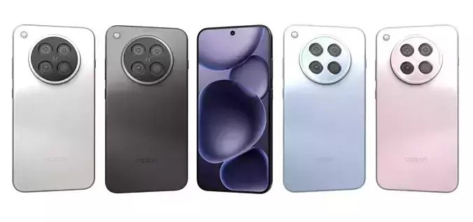 OPPO Find X8s All Colors High Poly