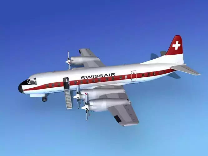 Lockheed L188 Electra HP Swissair