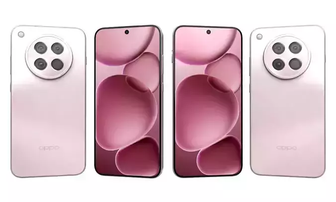 OPPO Find X8s Cherry Blossom Pink High Poly