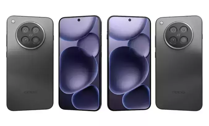 OPPO Find X8s Hoshino Black High Poly