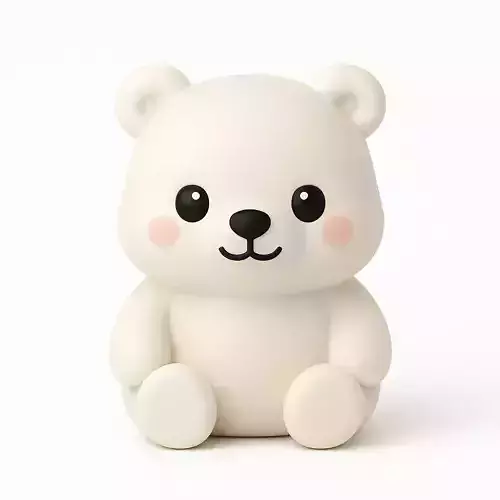 Cozy Polar Bear Cub