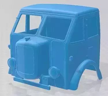 Foden F1 1931 Printable Body Cabin Truck