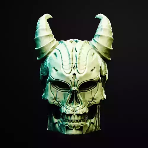 Phantom Skull Jar 3D Printable stl file