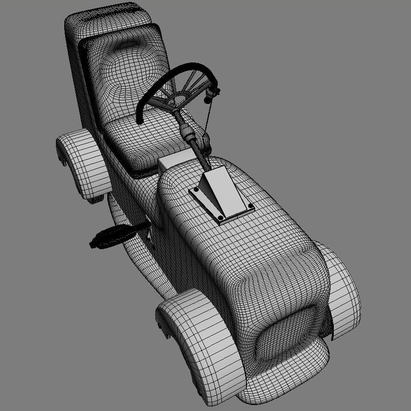 Kids Car 3D model_4