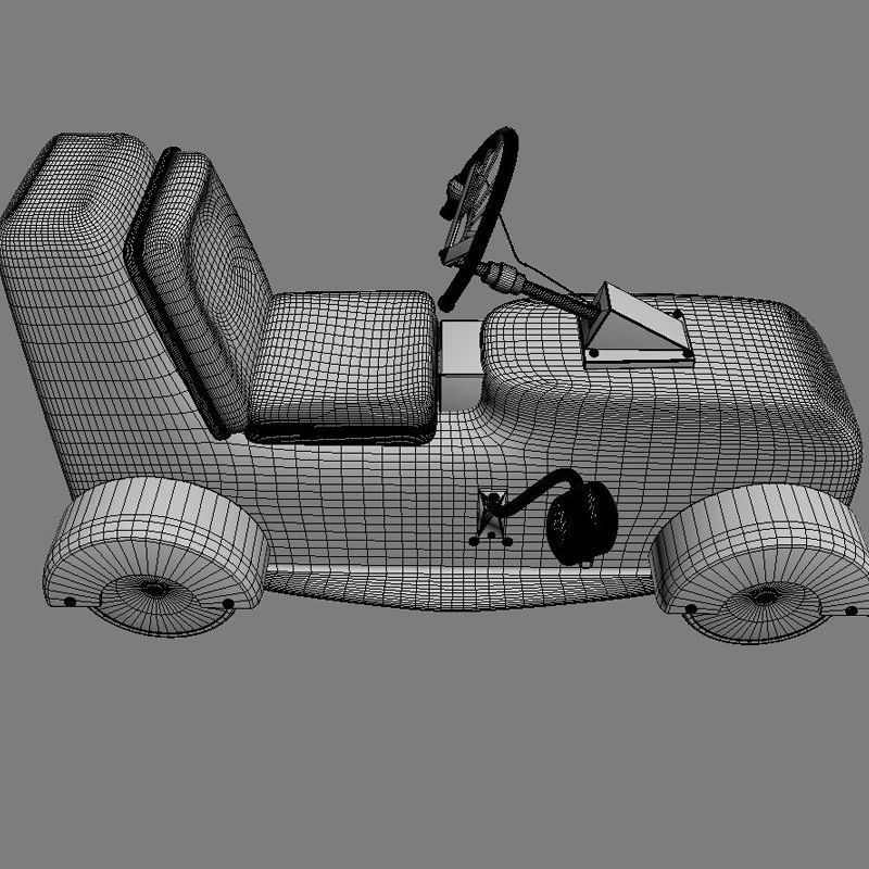 Kids Car 3D model_1