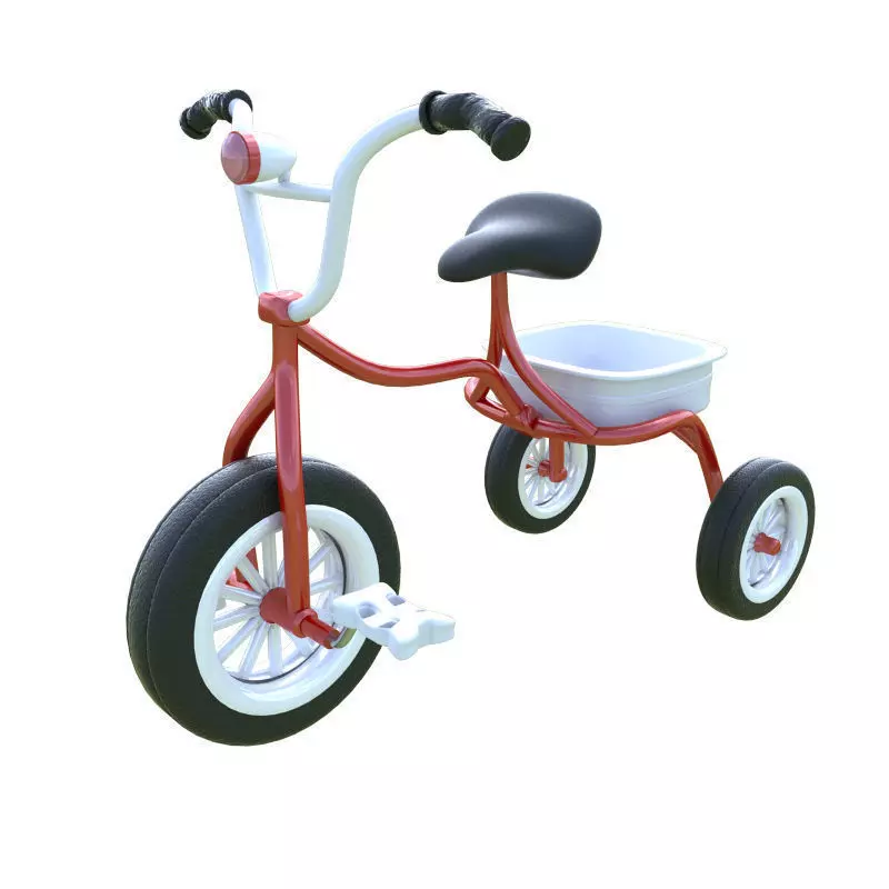 Kids Bicycle 3D model_0