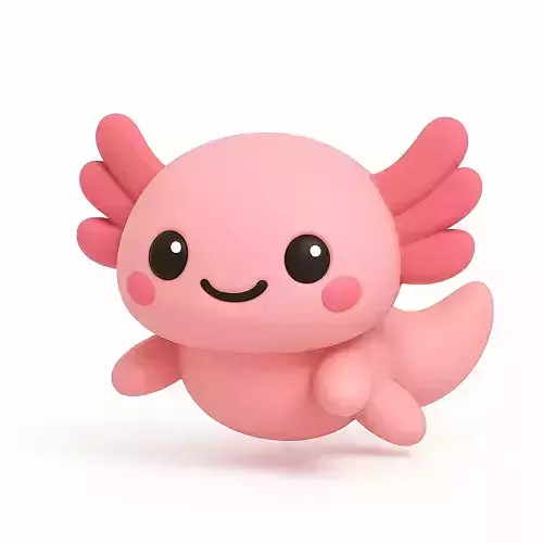 Baby Axolotl Swimmer