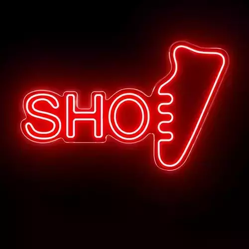 Shoe Neon Sign