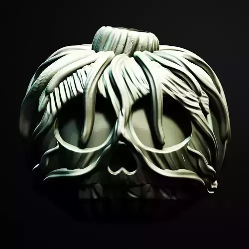 Pumpkin Phantom Straw Topper 3D Printable Stl File