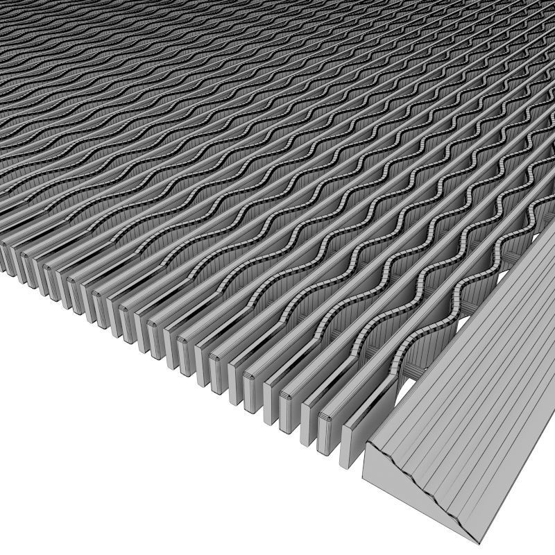 Rovamatto Apollo original Extra Strong grid carpet 3D model_4