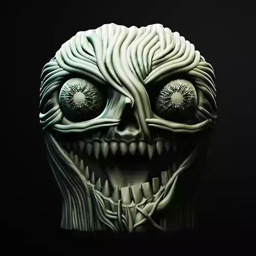 Evil Golem Straw Topper 3D Printable Stl File