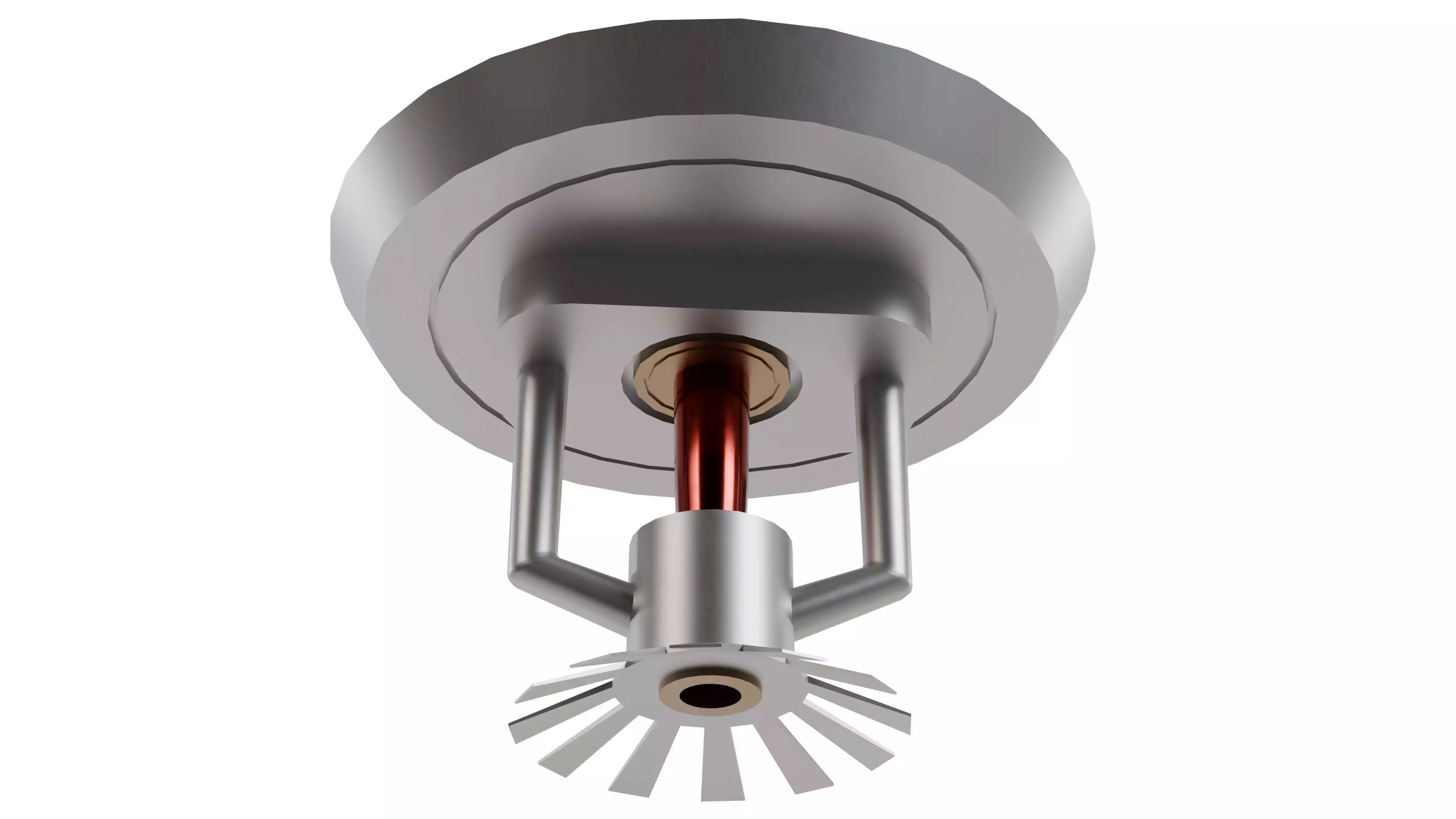 Fire Sprinkler Low-poly 3D model