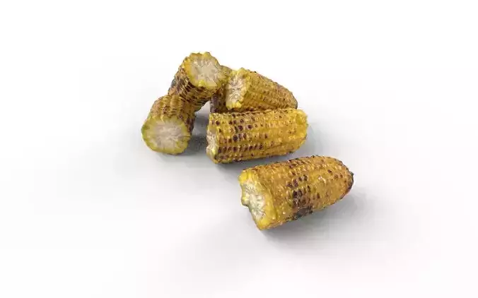 Corn  Set 05 Low-poly 3D model 5