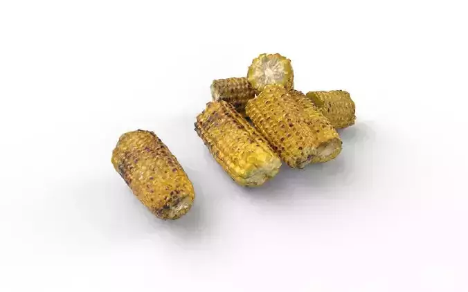 Corn  Set 05 Low-poly 3D model 6
