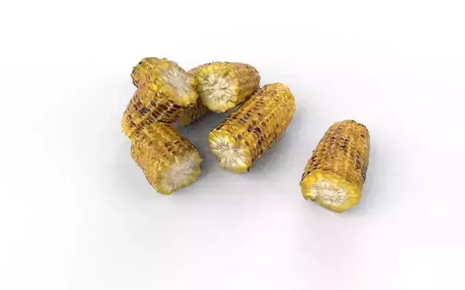Corn  Set 05 Low-poly 3D model 4