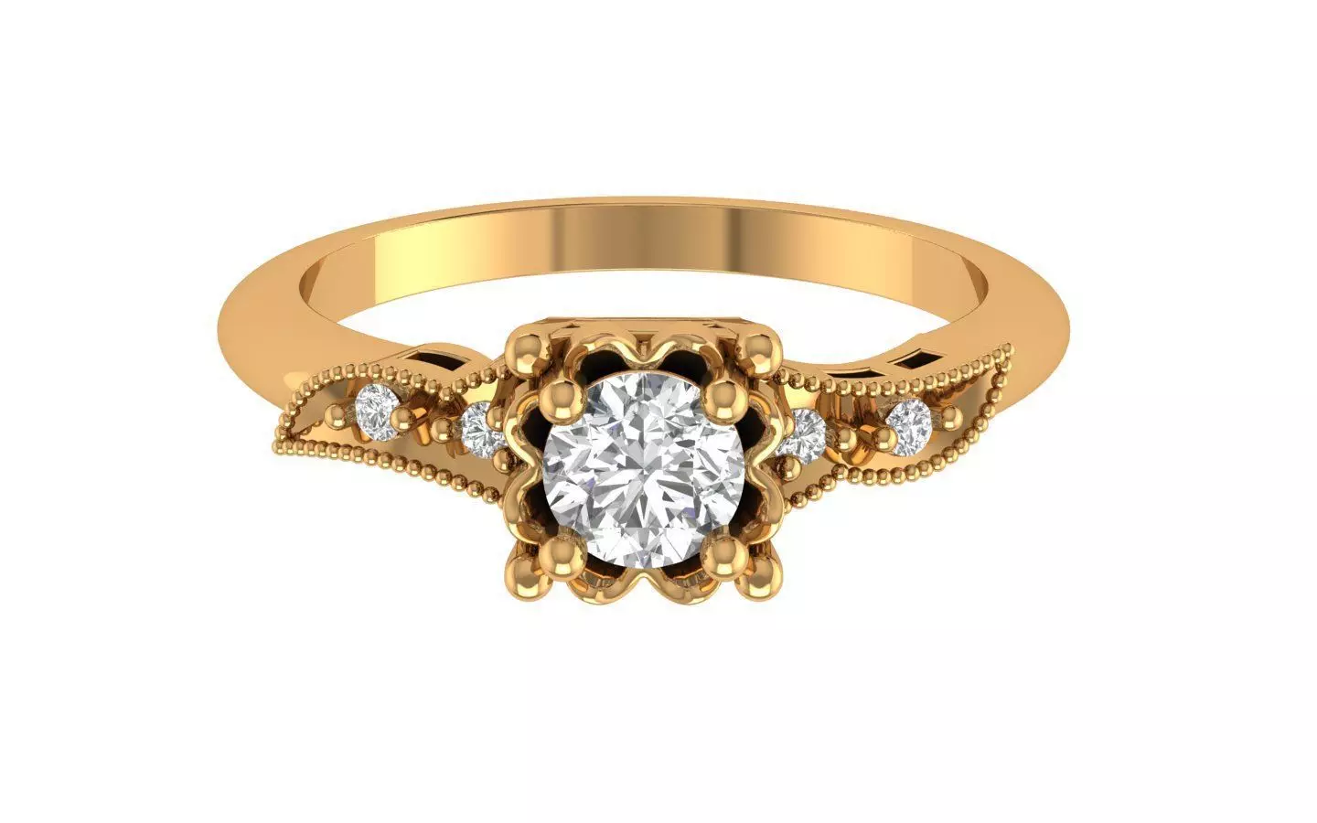 Ladies Ring 3D print model