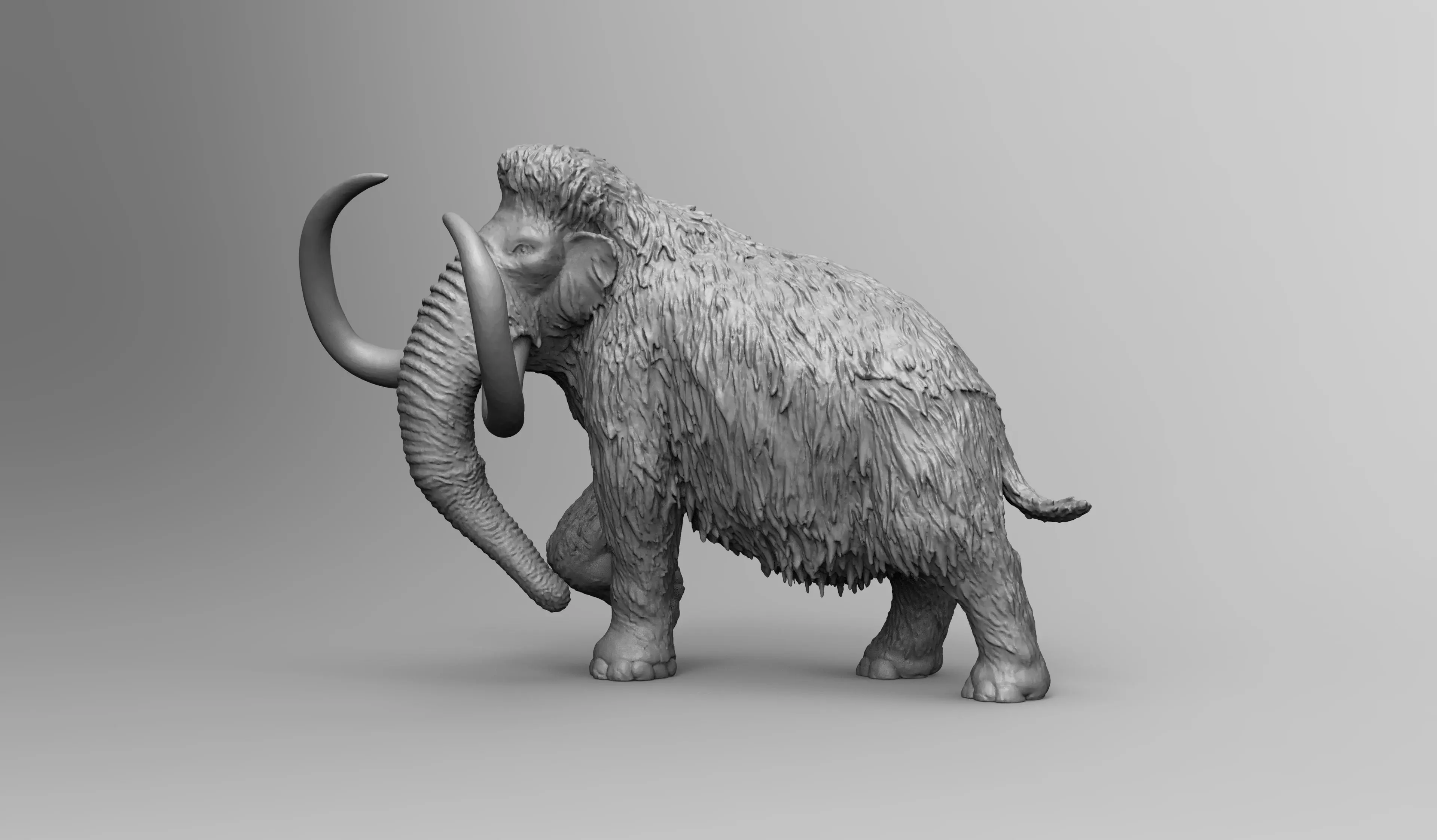 Mammoth Wildlife Zoo Animal 3D print model