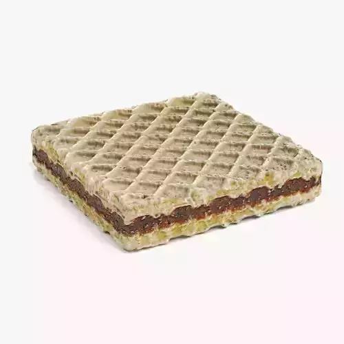 Biscuit V1 - Crispy Chocolate Filled Wafer 3D model