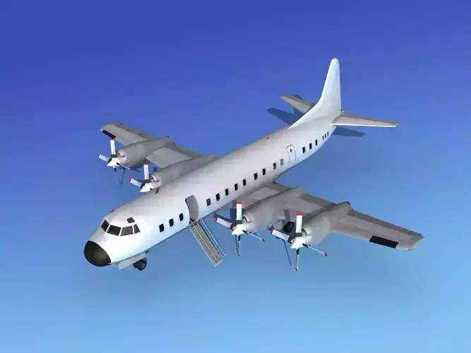 Lockheed L-188 Electra HP Unmarked 2