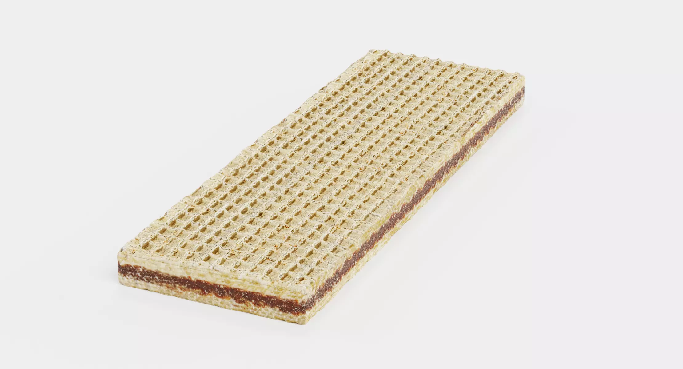 Biscuit V2 - Crispy Chocolate Filled Wafer 3D model