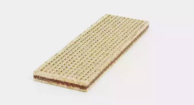 Biscuit V2 - Crispy Chocolate Filled Wafer 3D model